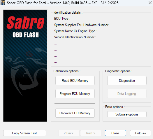 Sabre OBD Flash Device
